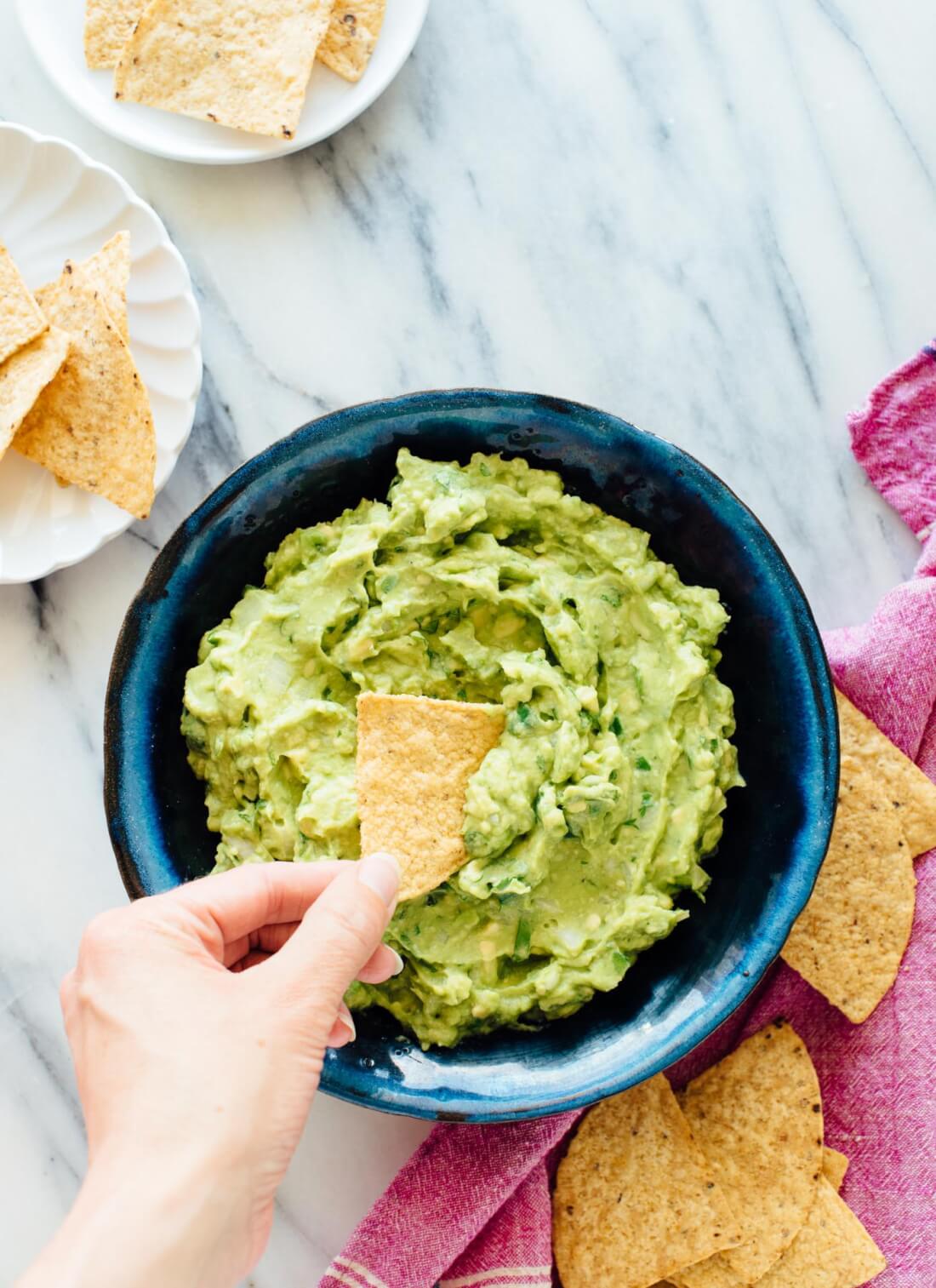 melhor receita de guacamole