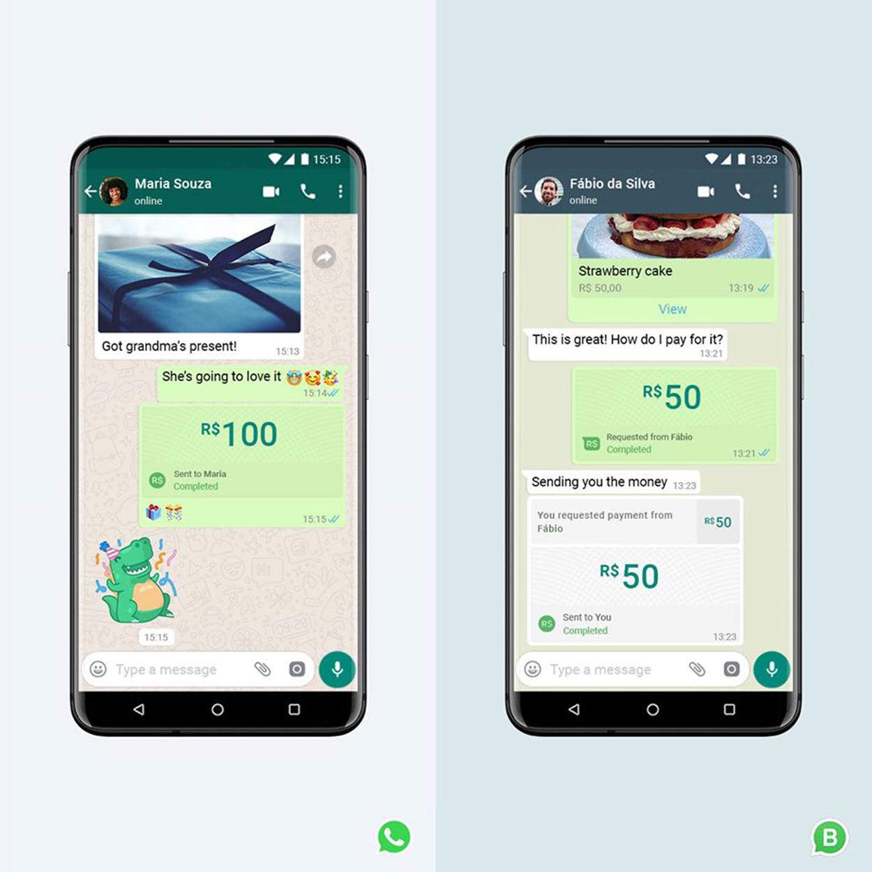 WhatsApp estreia no BRasil recurso de pagamentos