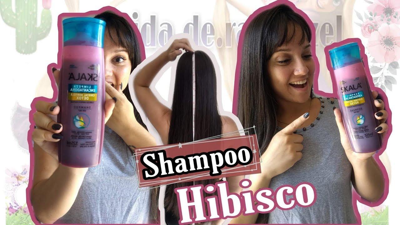 shampoo de hibisco projeto rapunzel