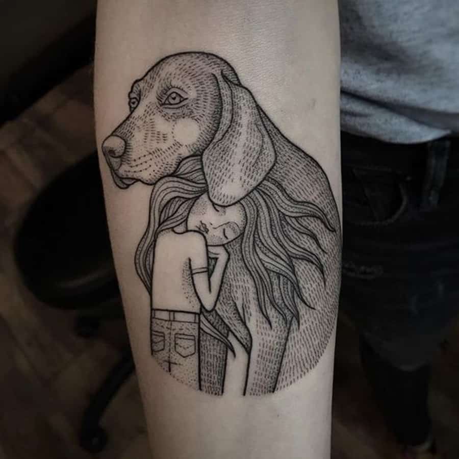 Amor na pele 35 tatuagens de cachorro para se inspirar