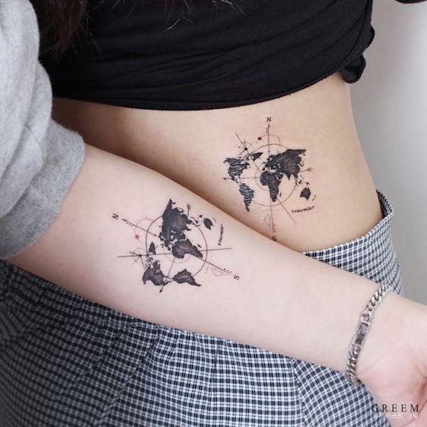tatuagem para ser feita em dupla