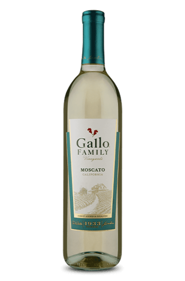 garrafa de vinho branco family gallo da seleção de melhores vinhos