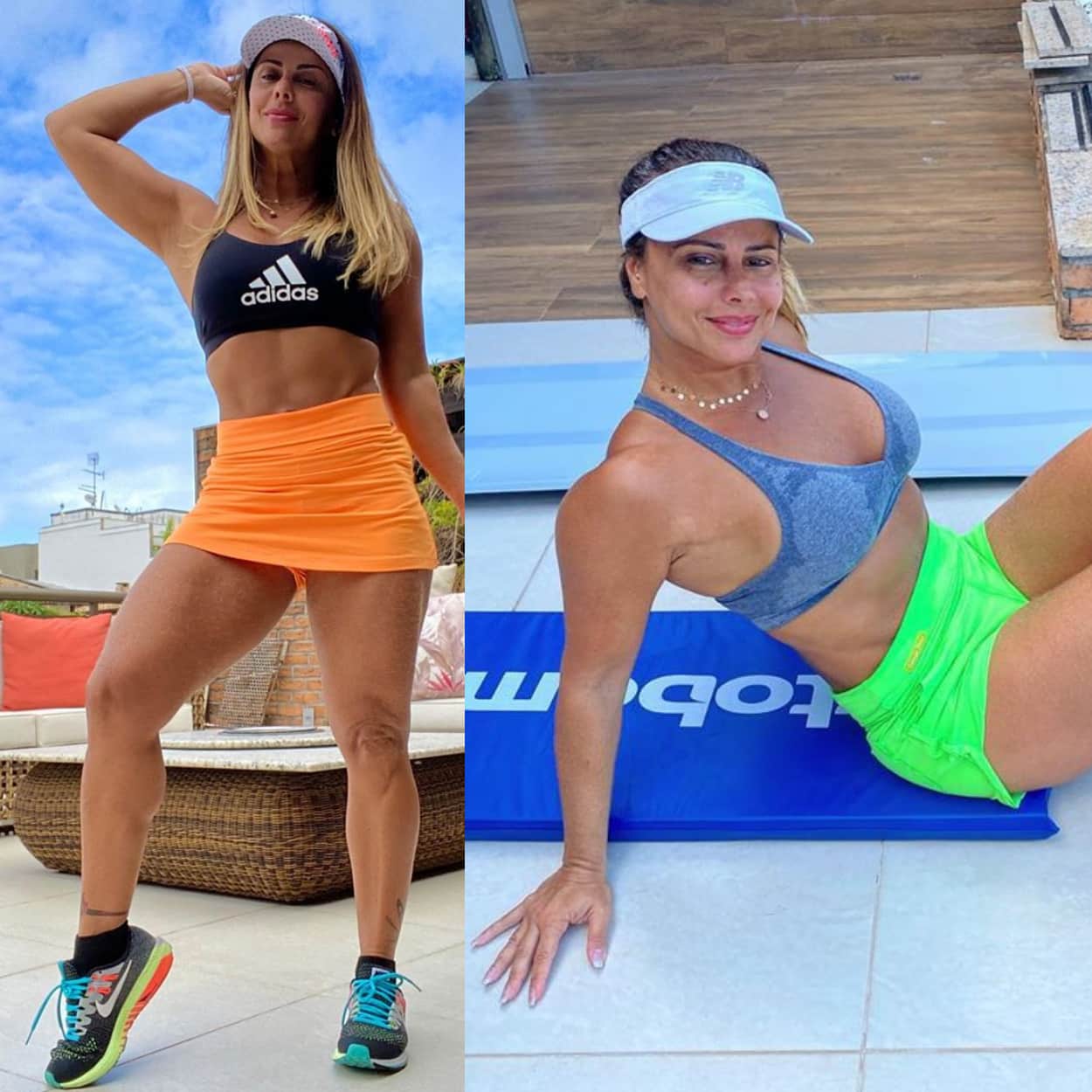 look fitness das famosas - Viviane Araújo