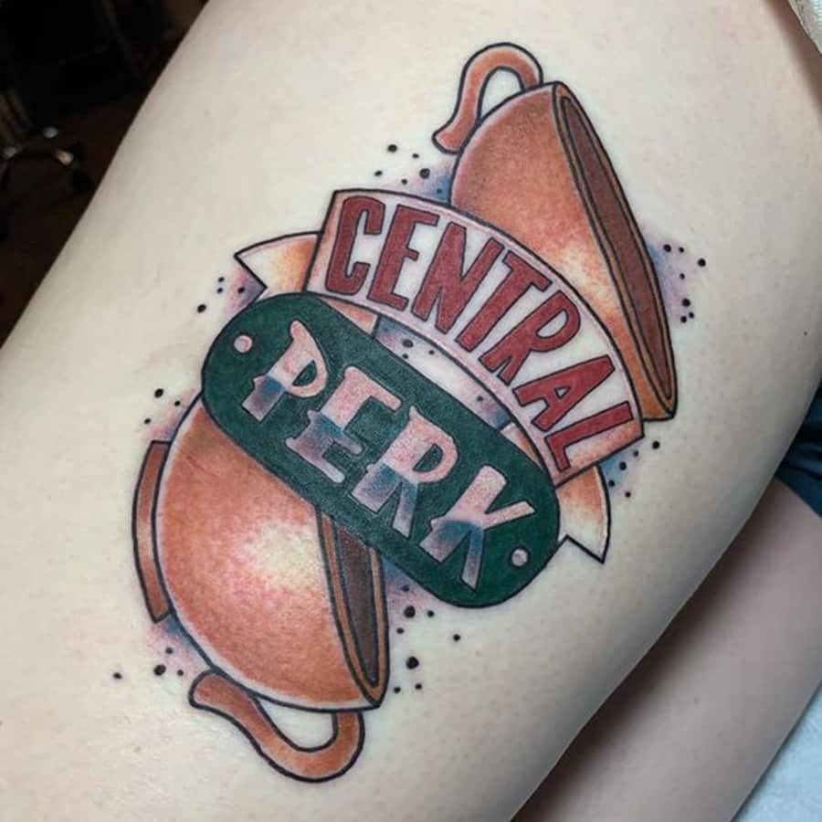 central perk friends tattoo