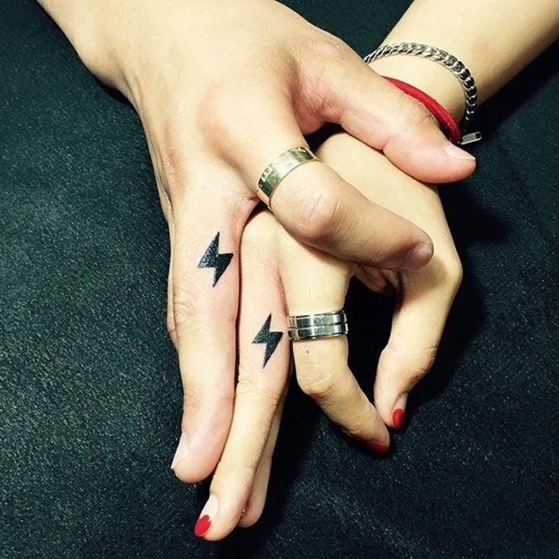 simbolo para casal tatuagem