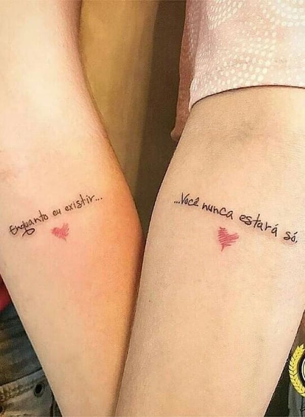 tatuagem de casal frases