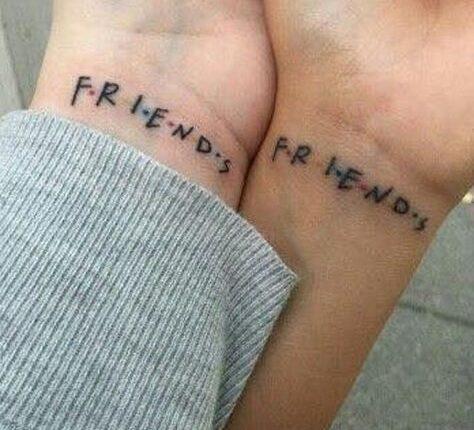 tatuagem sitcom friends