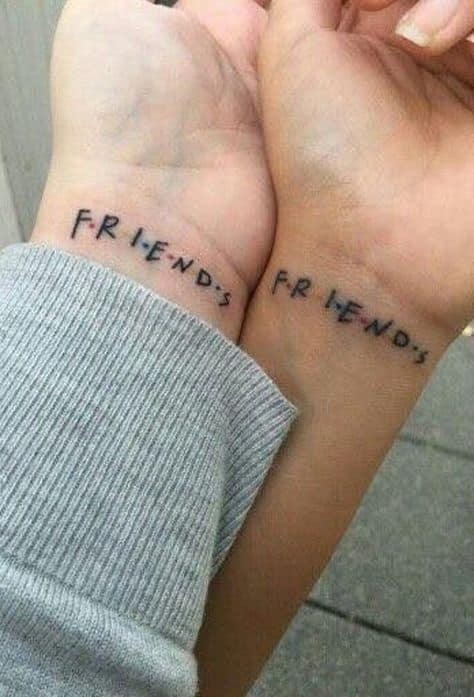 tatuagem sitcom friends
