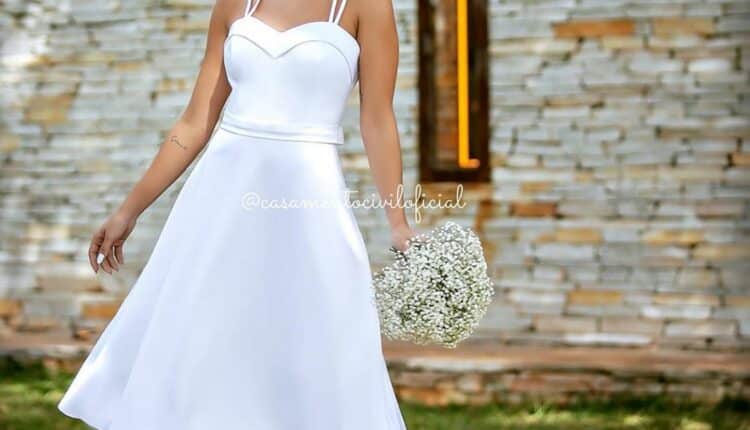 vestido casamento civil minimalista