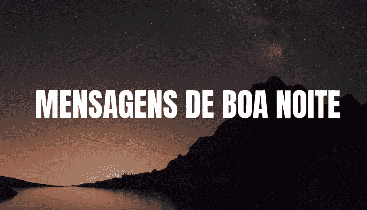 Mensagens de Boa Noite