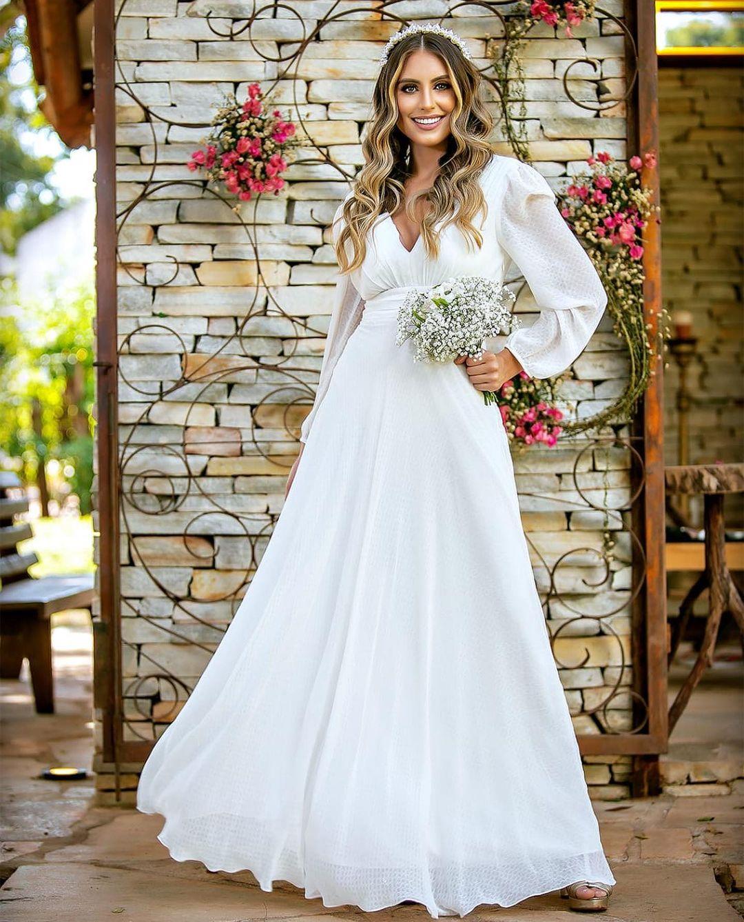 Vestido noiva simples 1