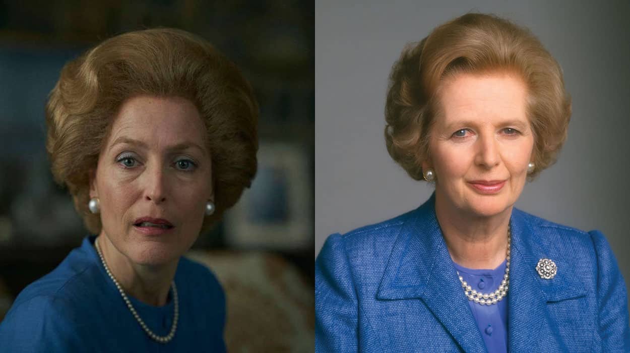 MArgaret Thatcher em The Crown