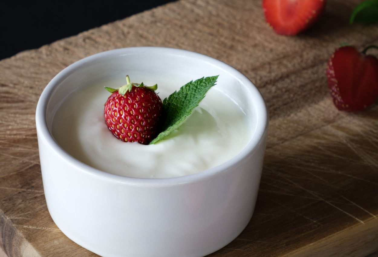 Iogurte natural alimentos probióticos