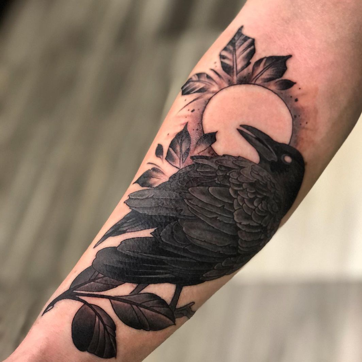 tatuagem de corvo 18