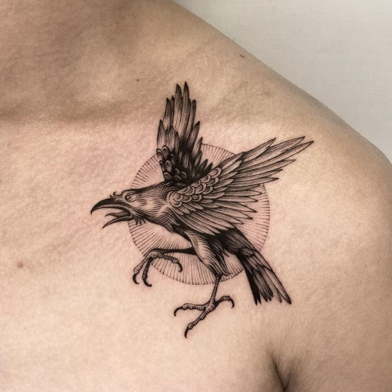 tatuagem de corvo 37