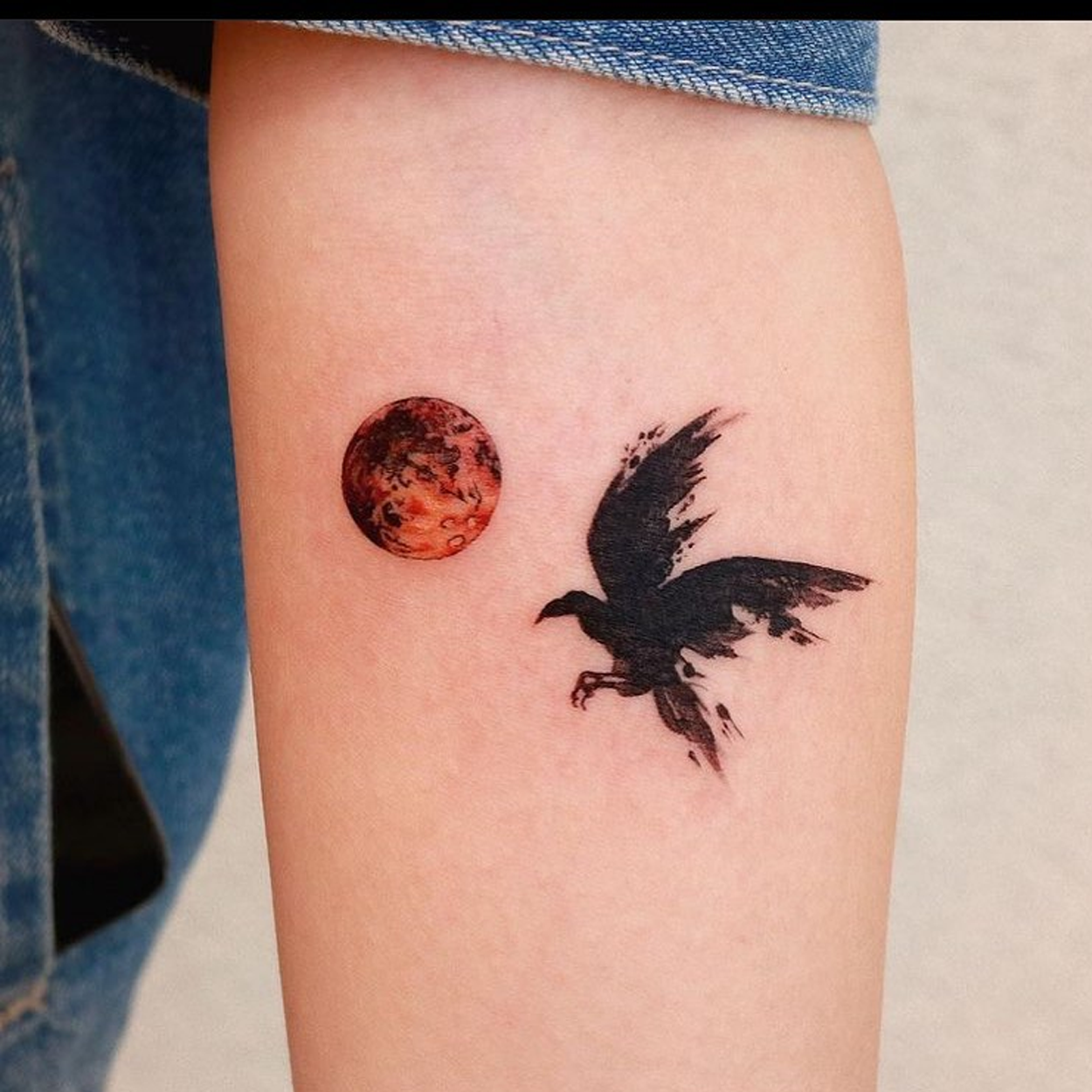 tatuagem de corvo 44