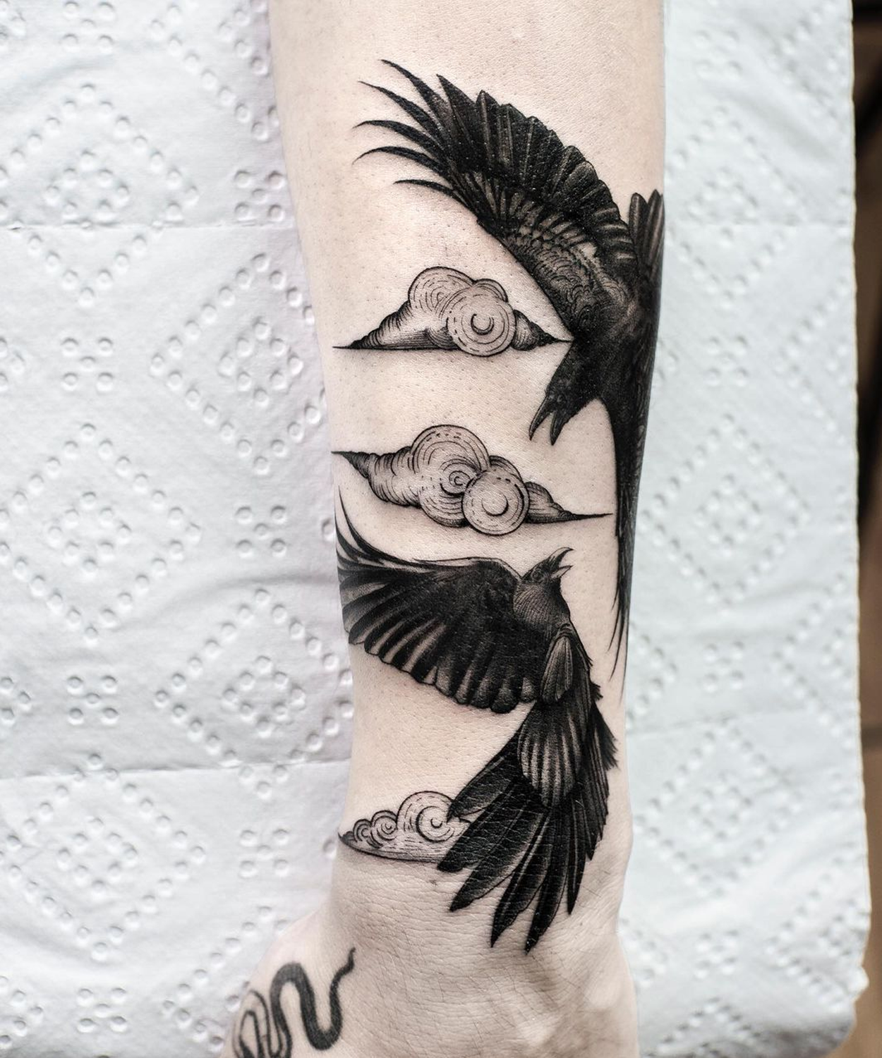 tatuagem de corvo 45