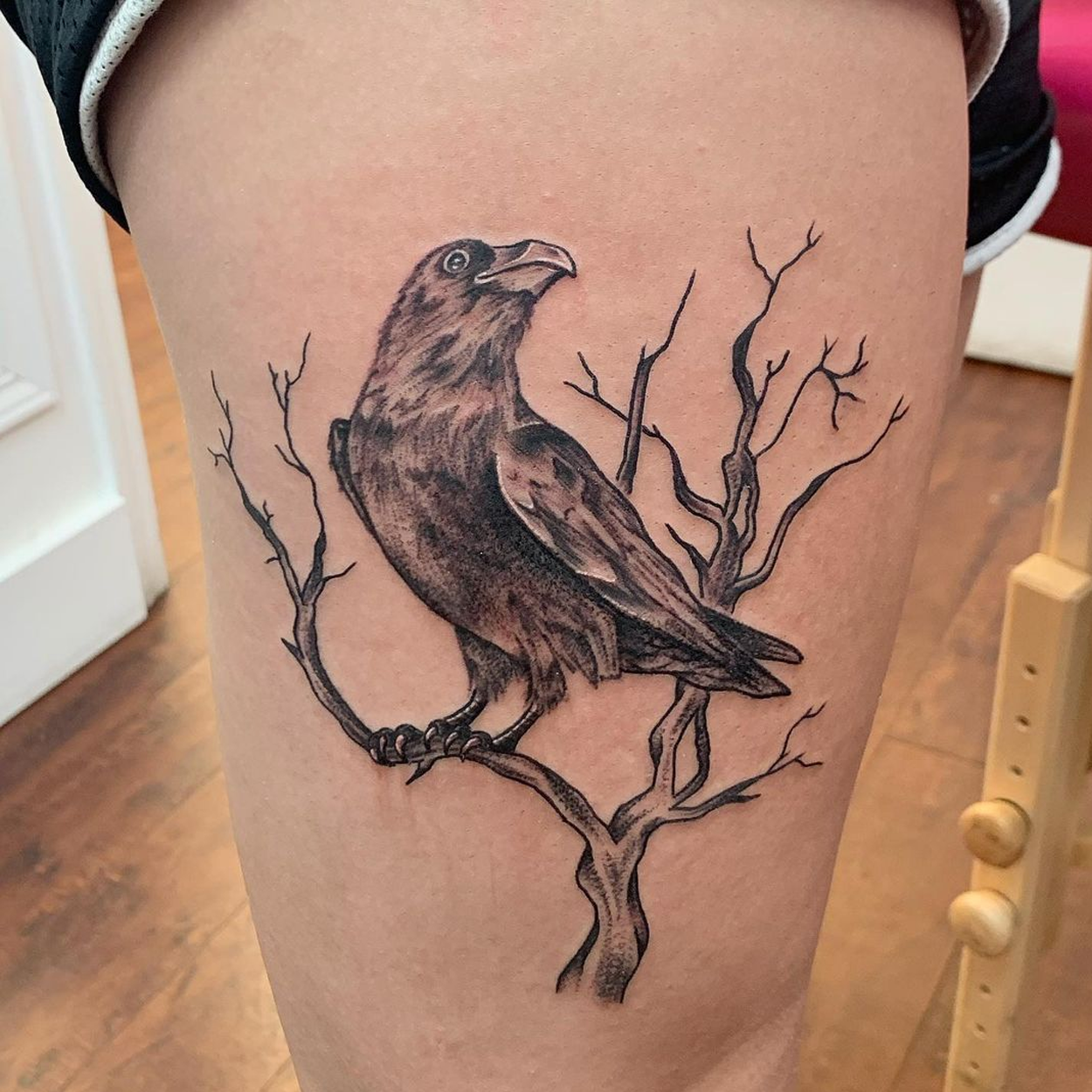 tatuagem de corvo 56