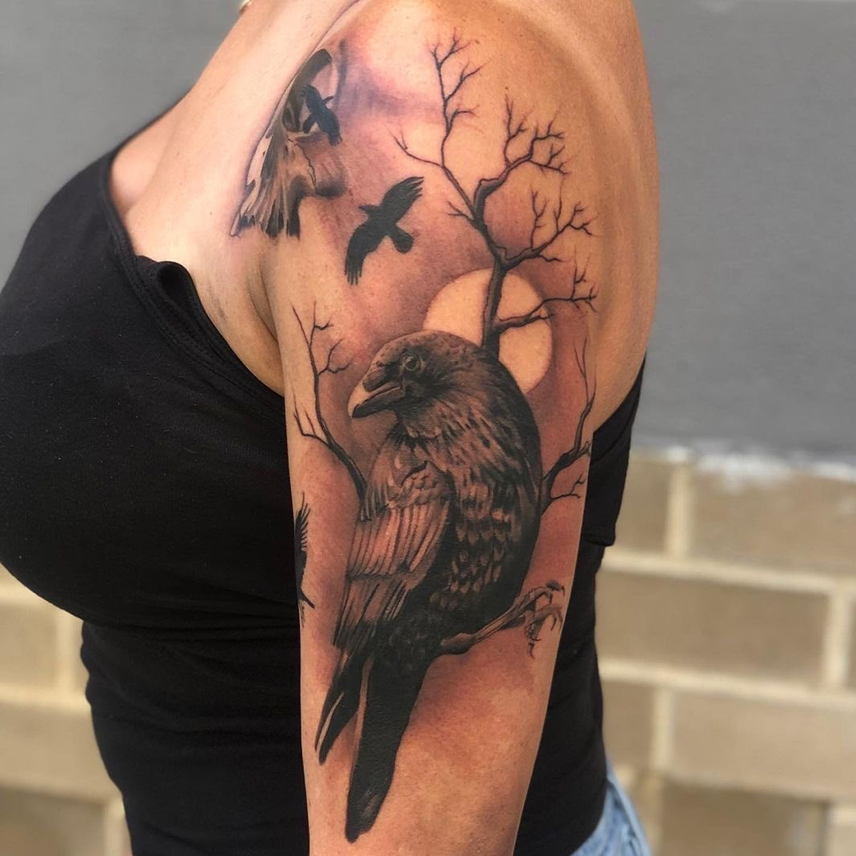 tatuagem de corvo 8