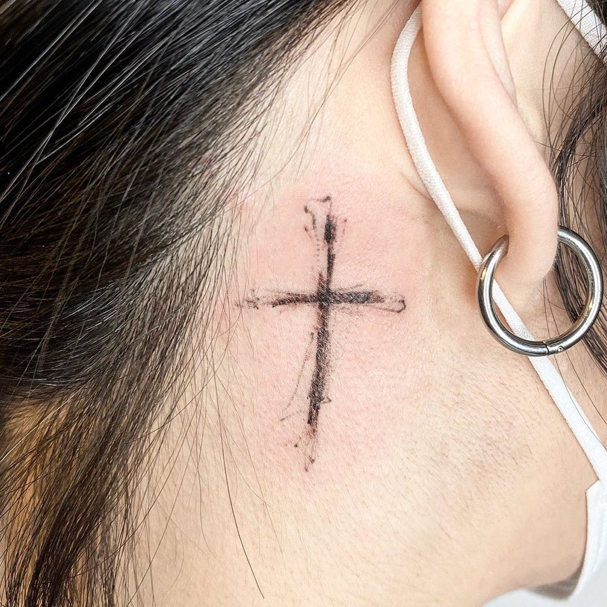 tatuagem de cruz 60