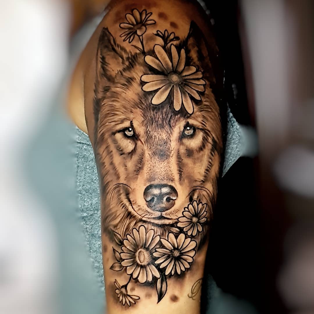 tatuagem de lobo 16