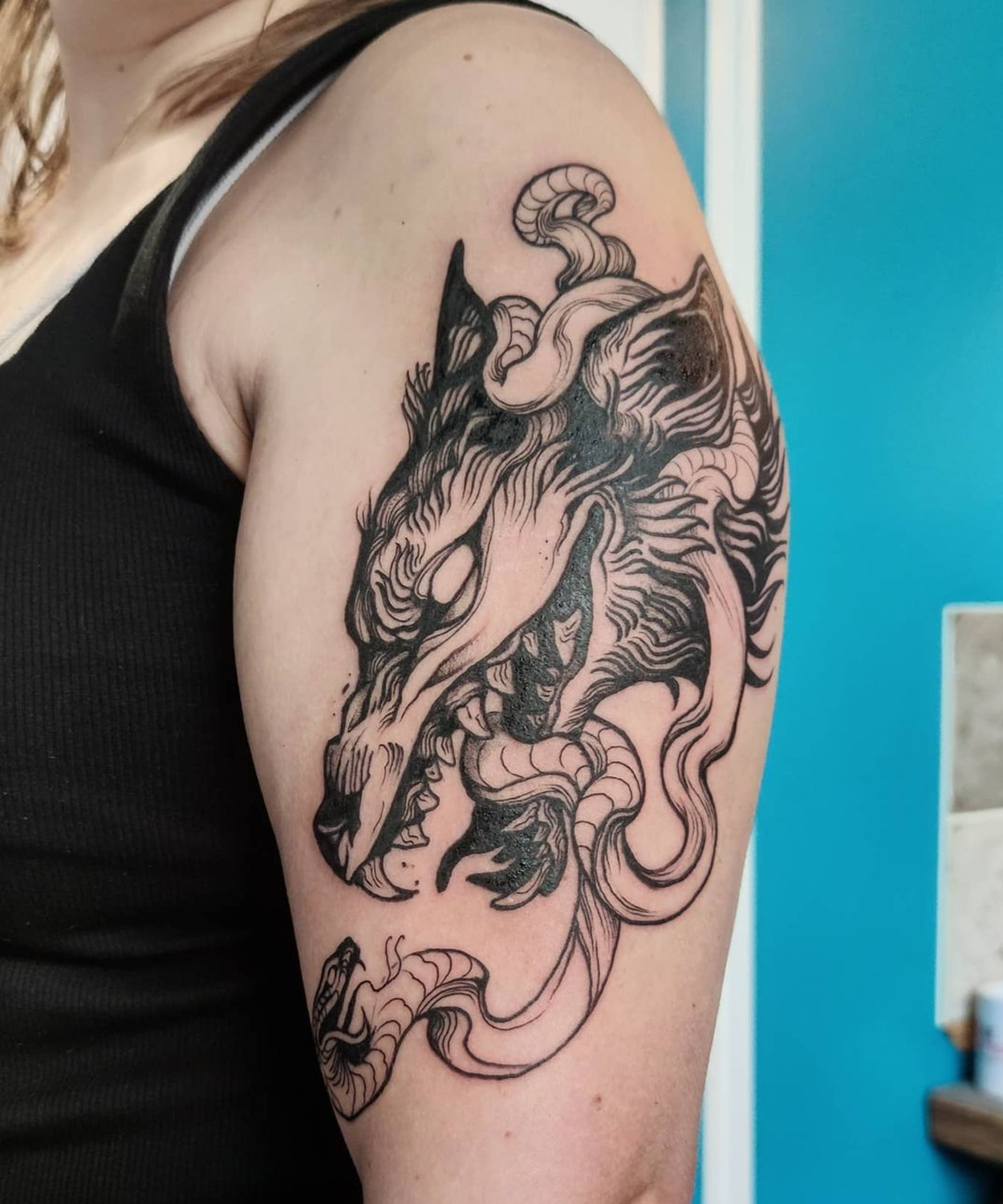 tatuagem de lobo 35
