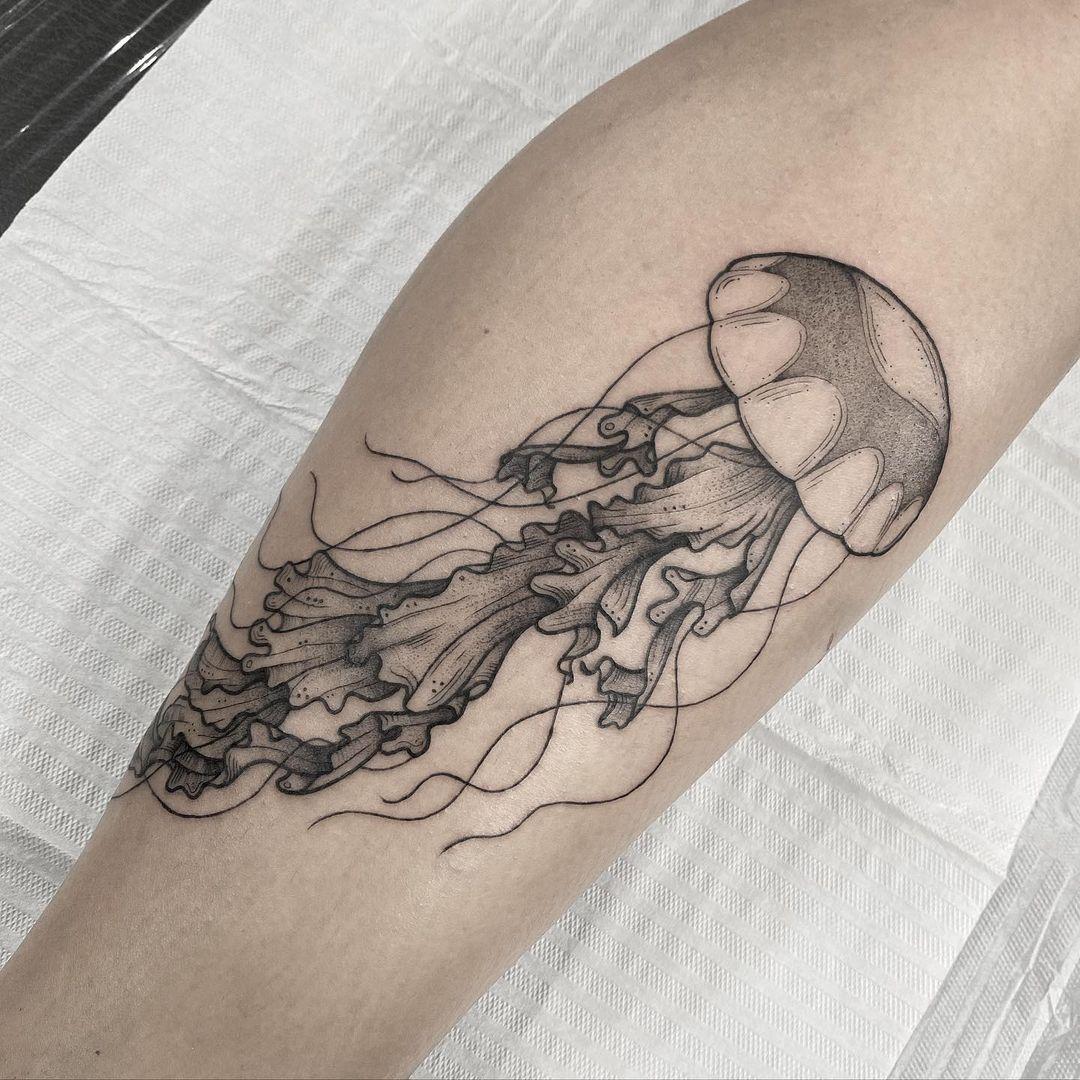desenho de tatuagem de medusa