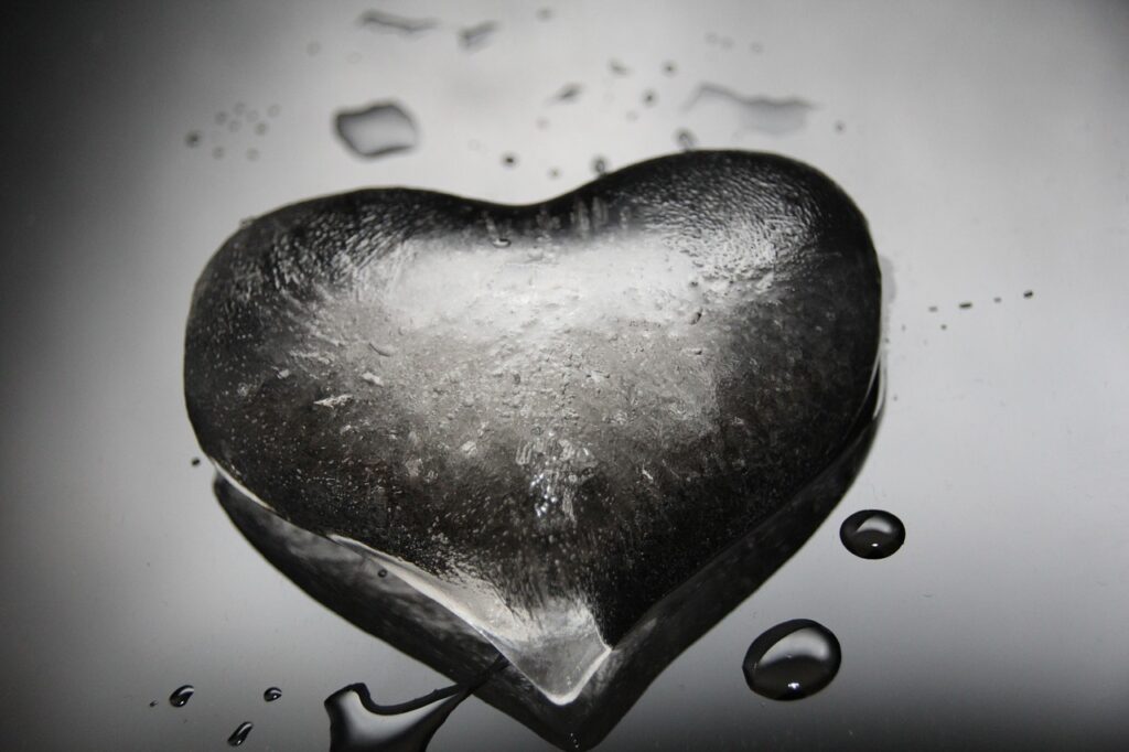 Aquário - coração de gelo