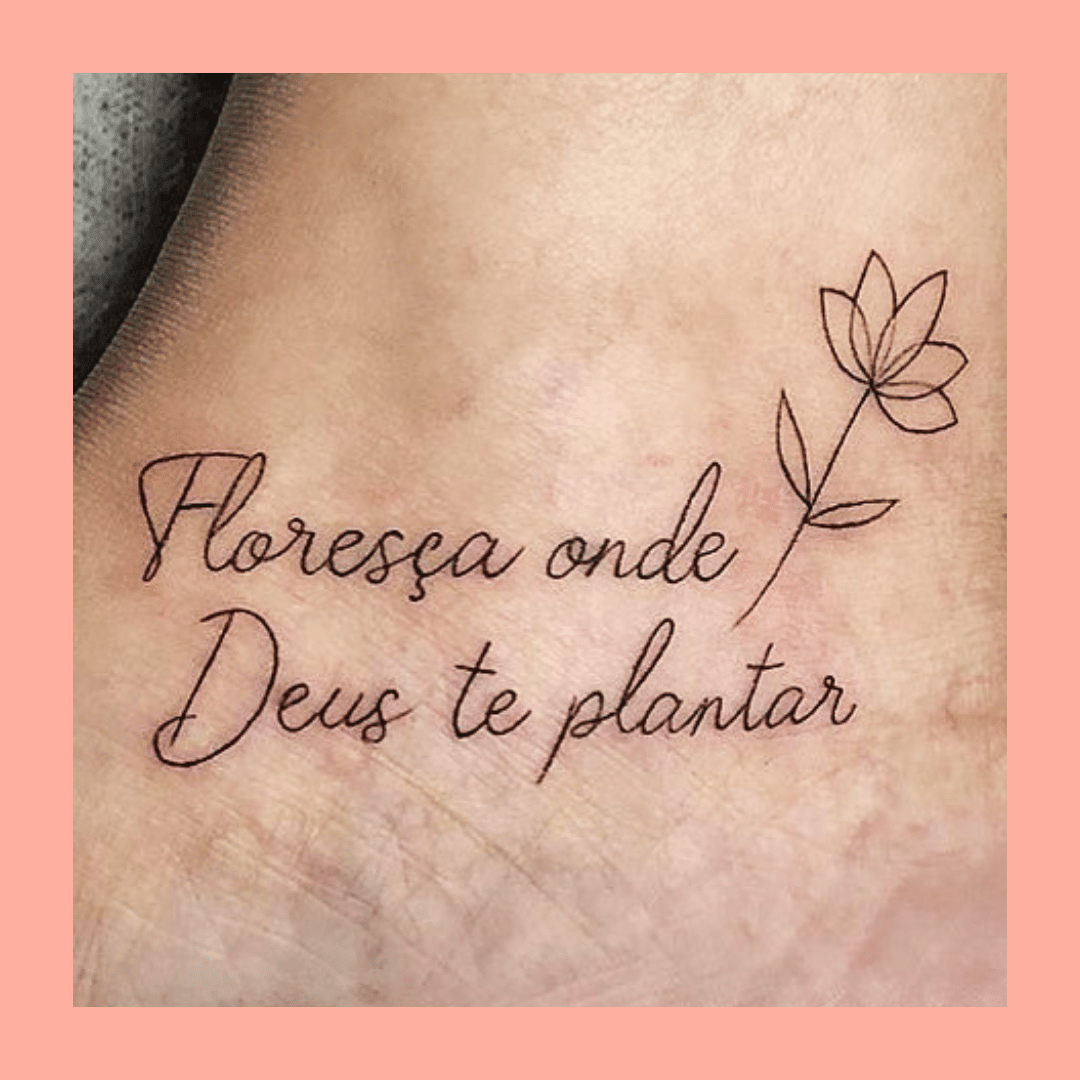 Frases para tatuagem com flor 40 opções delicadas e