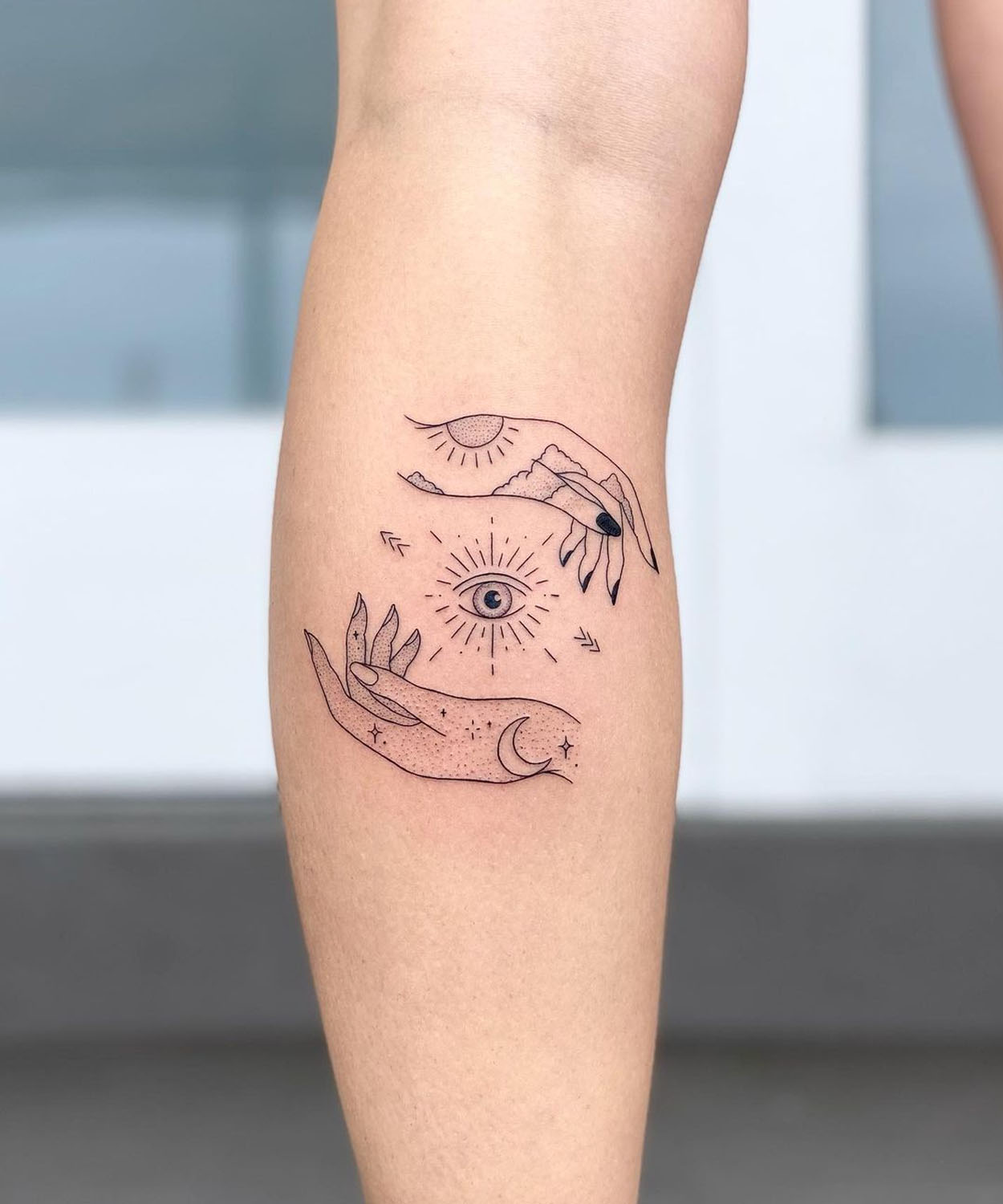 tatuagem de olho grego 5
