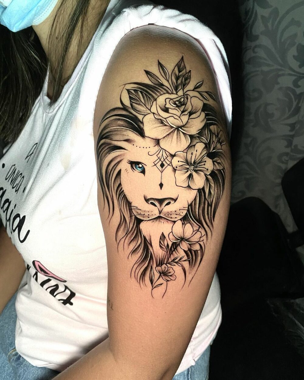 tatuagem do signo de leão 19