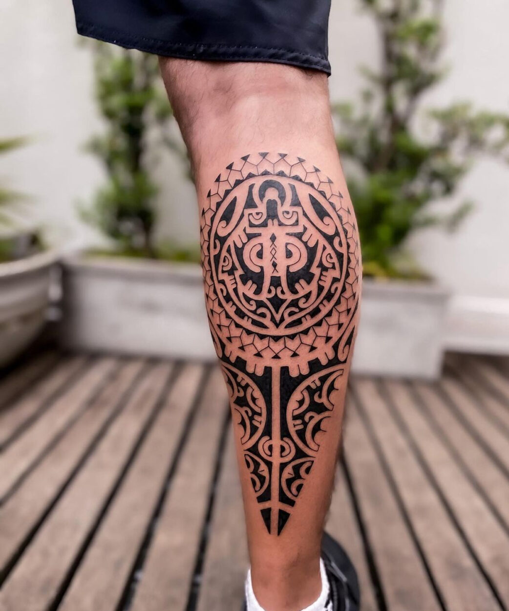 tatuagem maori masculina