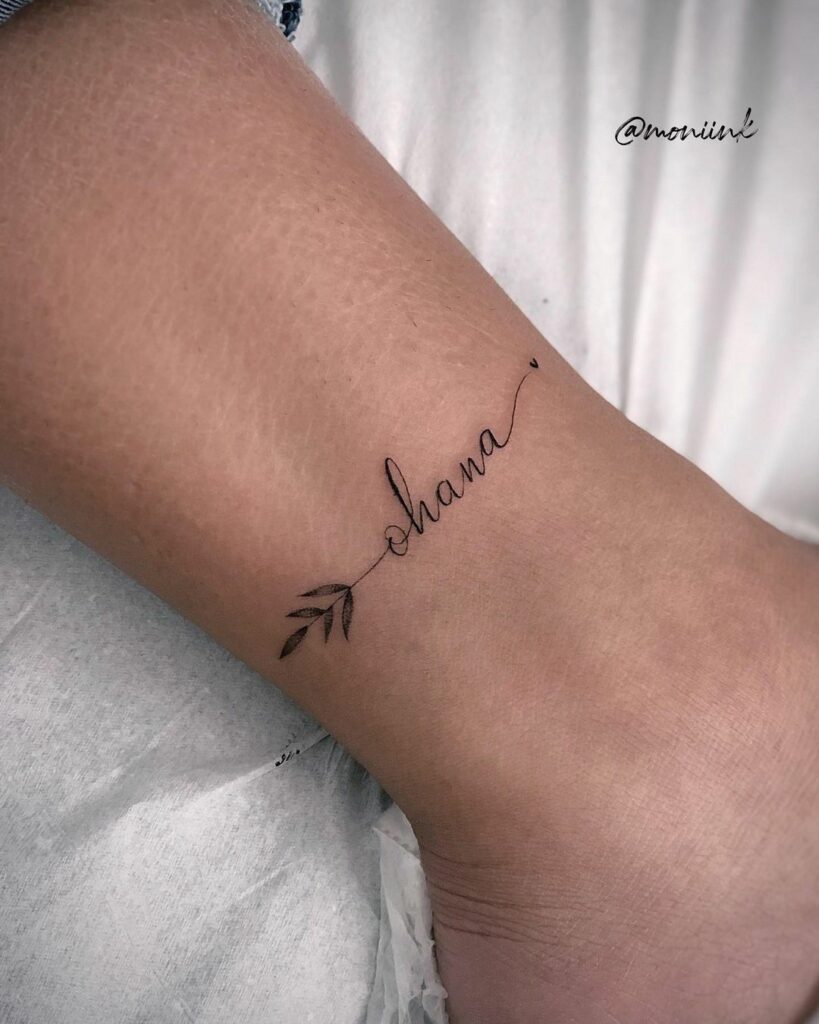 Tatuagem Ohana 30 ideais para tatuar a expressão havaiana