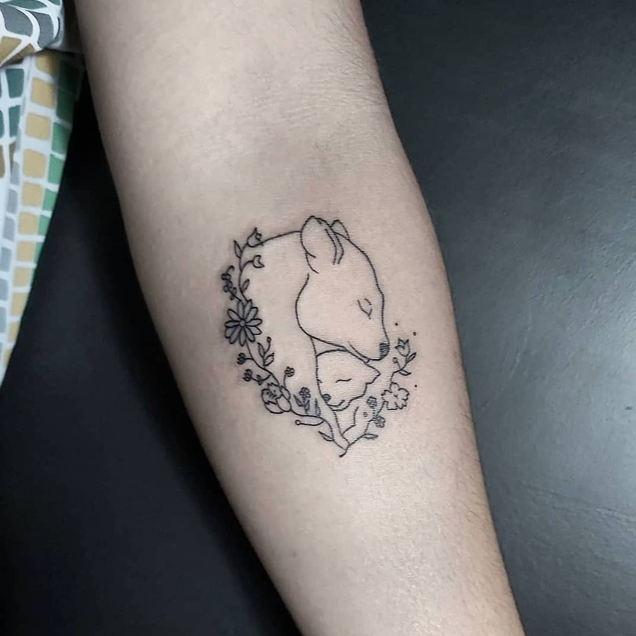 tatuagem para filho no braço