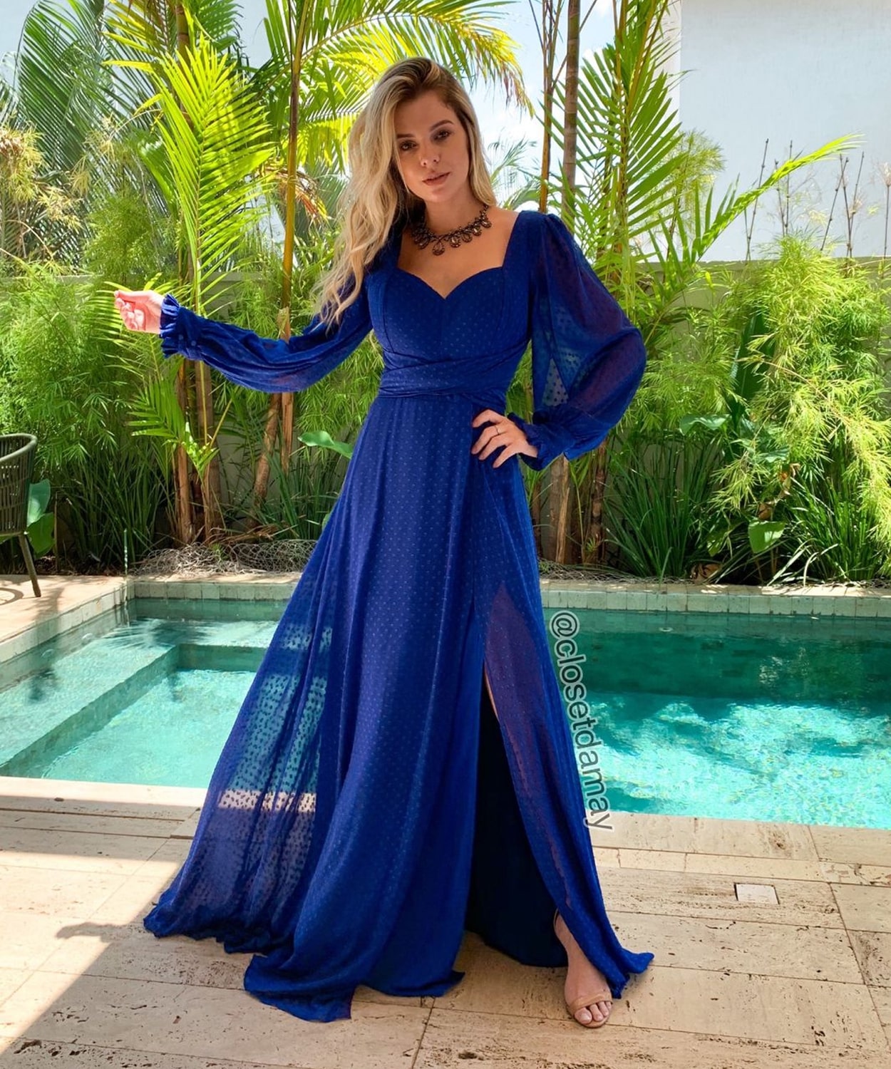 vestido de festa azul 28