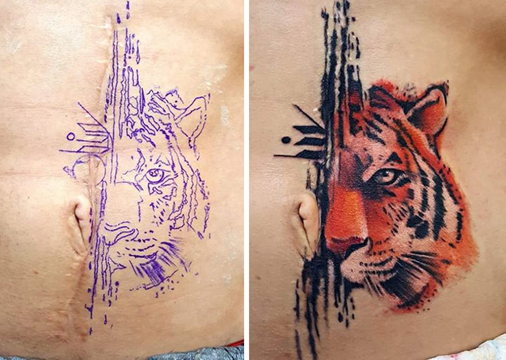 tatuagem para cobrir cicatriz 12