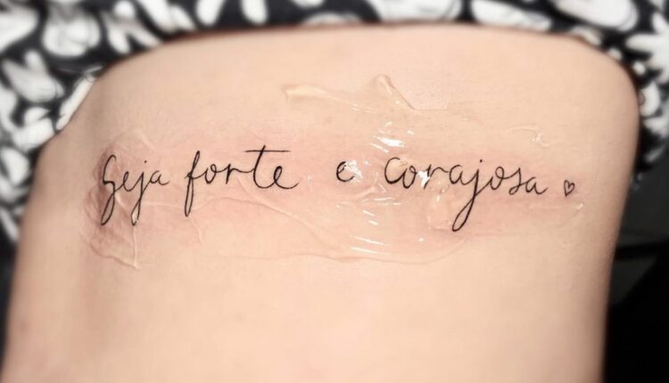 Seja forte e corajosa tatuagem 11