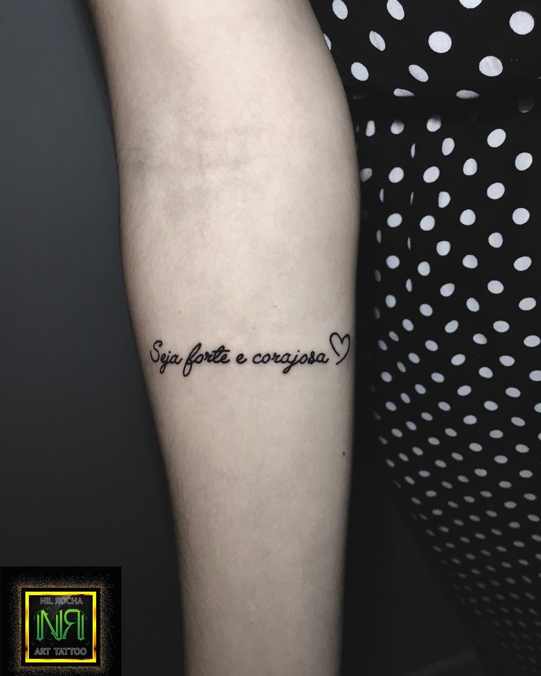 Seja forte e corajosa tatuagem 12