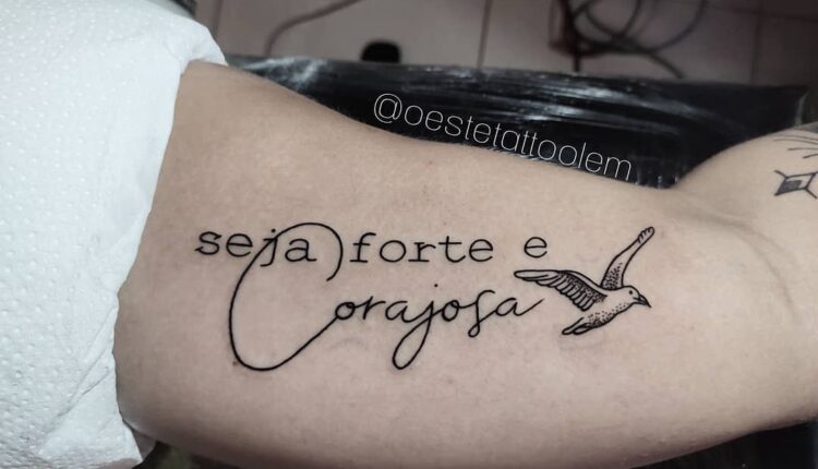 Seja forte e corajosa tatuagem 26