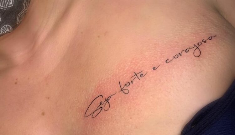 Seja forte e corajosa tatuagem 32