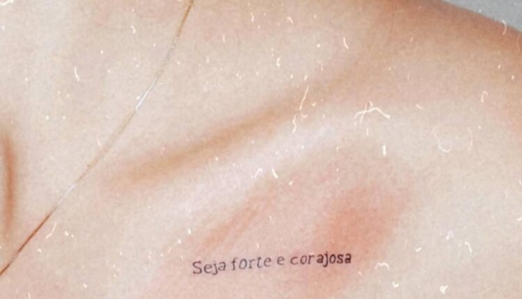 Seja forte e corajosa tatuagem 36