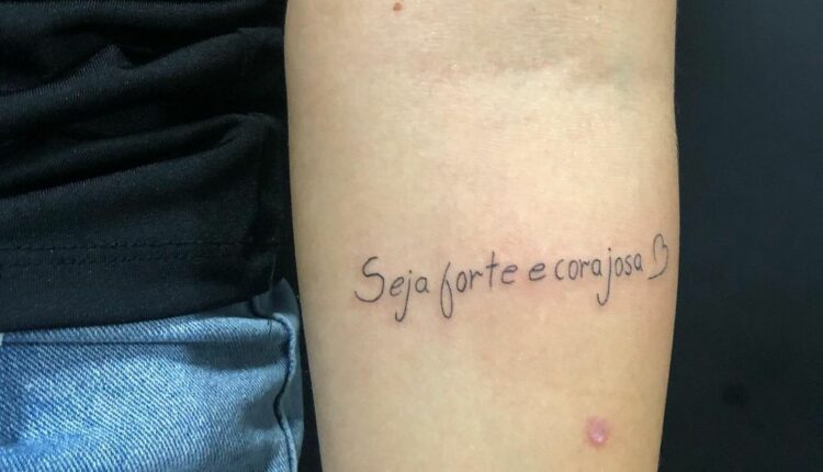 Seja forte e corajosa tatuagem 8