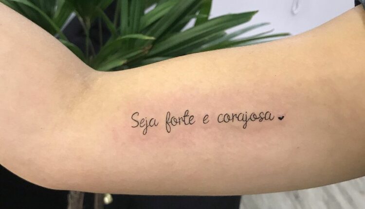 Seja forte e corajosa tatuagem 9