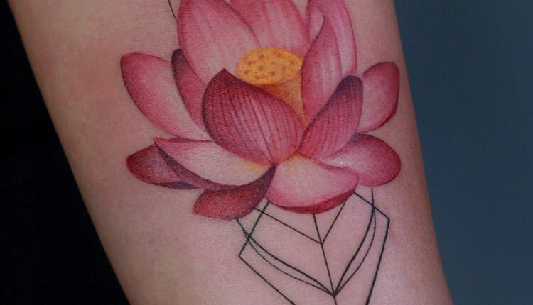 Tatuagem Flor de Lotus 14