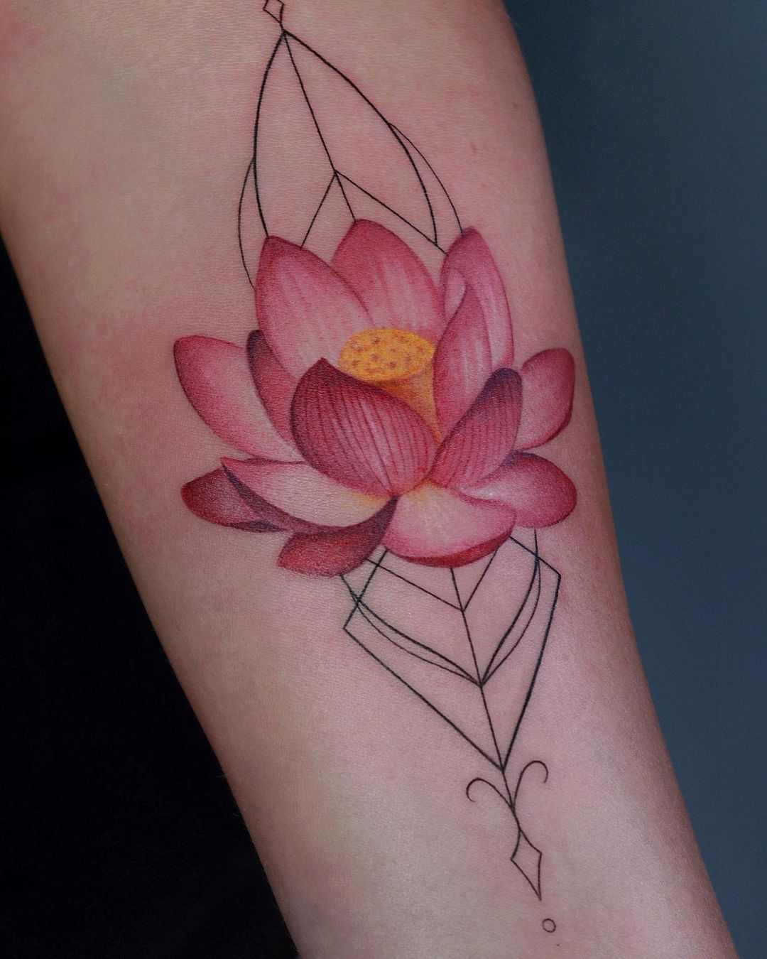 Tatuagem Flor de Lotus 14