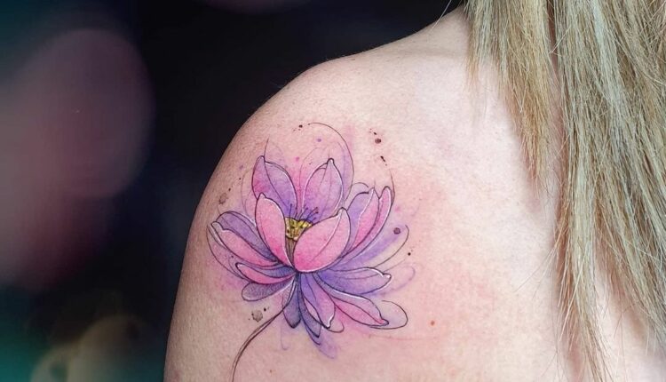 Tatuagem Flor de Lotus 15