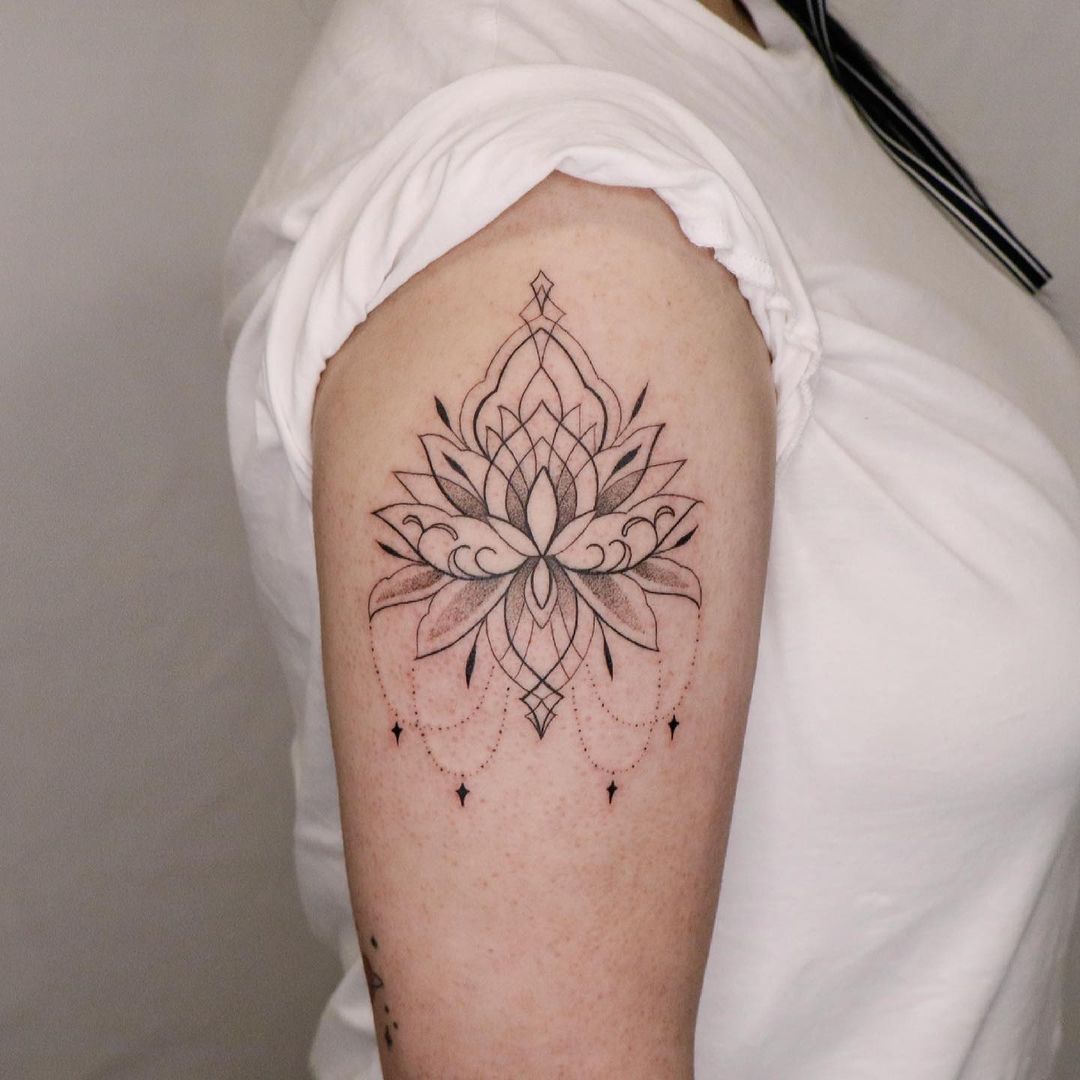 Tatuagem Flor de Lotus 21