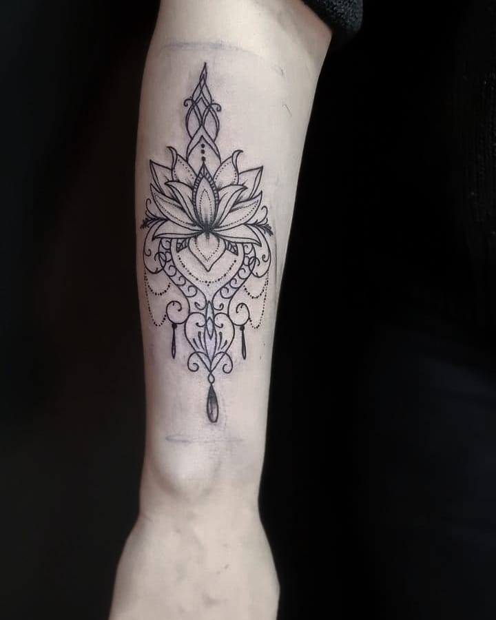 Tatuagem Flor de Lotus 23