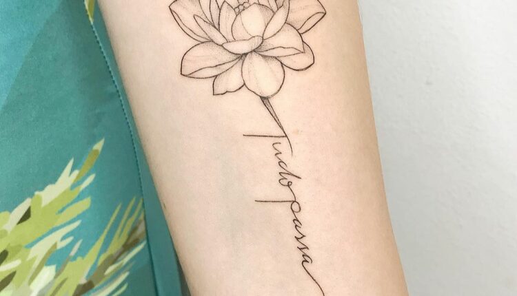 Tatuagem Flor de Lotus 26