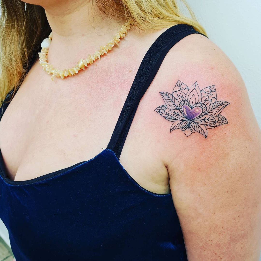 Tatuagem Flor de Lotus 33